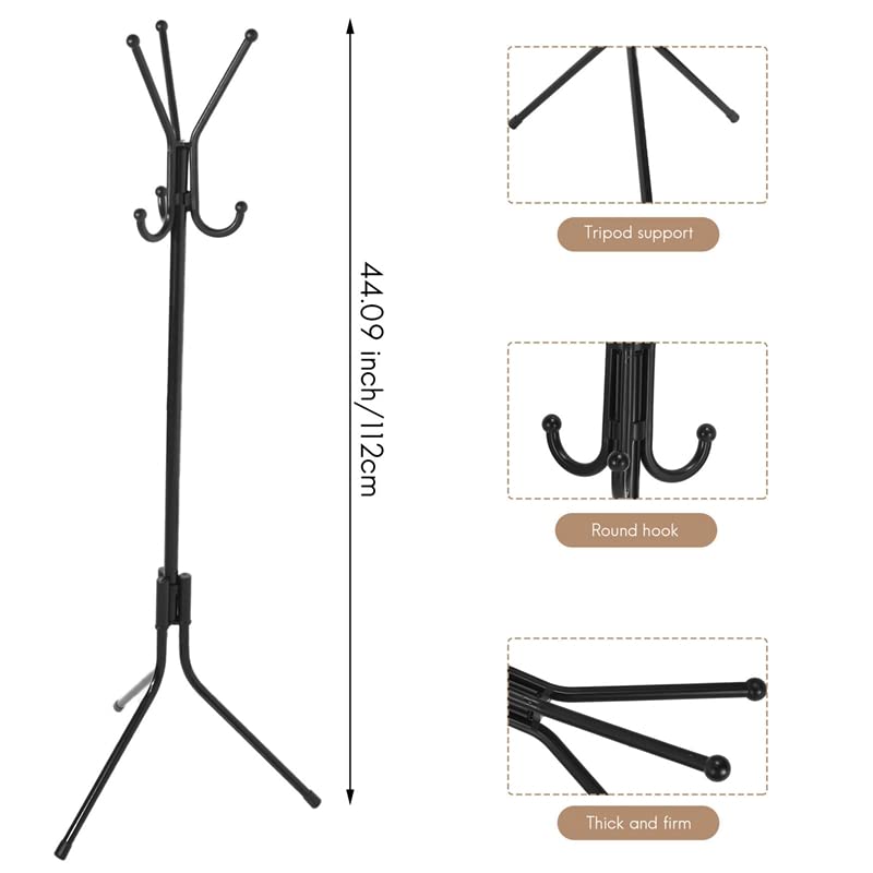 Tbkoly Children Coat Rack Clothes Tree Hat Hanger Hat Rack Coat Racks Stand for Coats