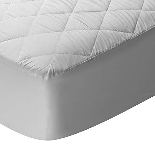 Pikolin - Quilted Fibre Mattress Protector – Waterproof, anti-dust mite, white Cama 80 - 80 x 190/200 cm white