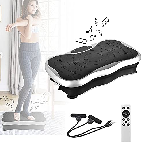 NAMVI Vibration Platform, Exercise Fitness Machine with Remote Control, LCD Screen Display, Whole Body Workout Vibration Fitness Platform Massage