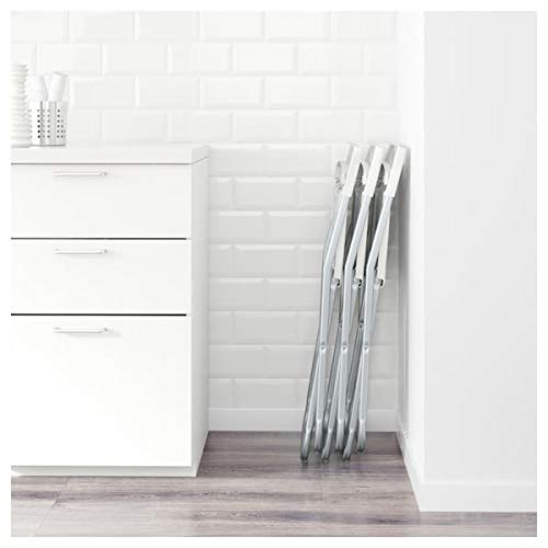 BestOnlineDeals01 GUNDE Folding chair, white, 41x45x78 cm durable and easy to care for. Foldable chairs. Dining chairs. Chairs. Furniture. Enviro