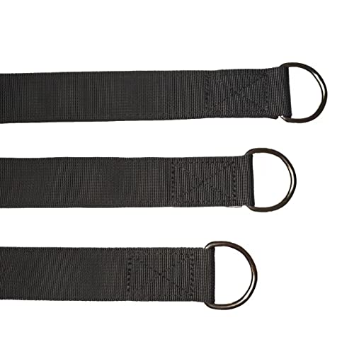 HOUSON 10 PCS Swing Connection Strap, Swing Attachment Hammock Suspension Strap Swing Hanging Straps with D-Ring Buckle Outdoor Indoor Tree Swing