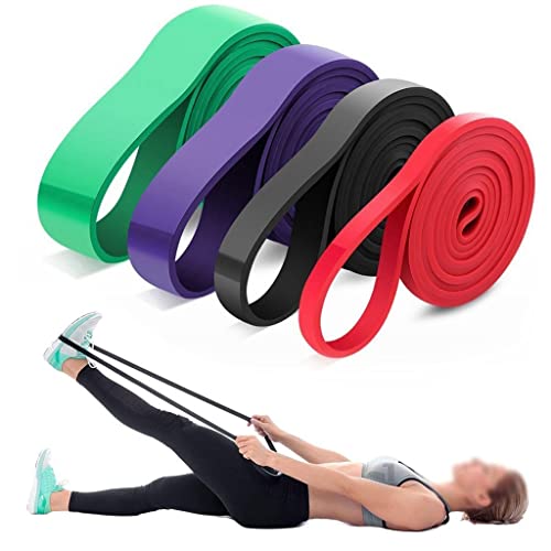 KKYKP Resistance Band Gym Rubber Workout Elastic Band Workout Exercise Cycle Strength Fitness Equipment Training Extender Unisex (Color : B, Size