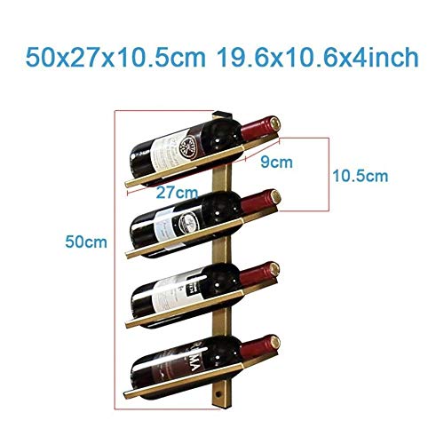 NEOCHY Wine Rack Modern Wall-Mounted Storage Rack Kitchen Kitchen Decorative Display Display Modern Wall-Mounted Wine Bottle Rack Display