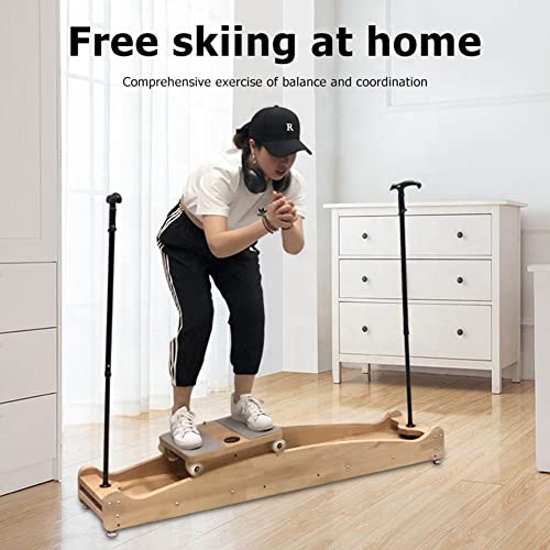 Ski Trainer Machine, Multi-Function Snowboarding, Accurate Simulation of Skiing, Elliptical Cross Trainer, Cardio Exercise Equipment, Indoor Exer