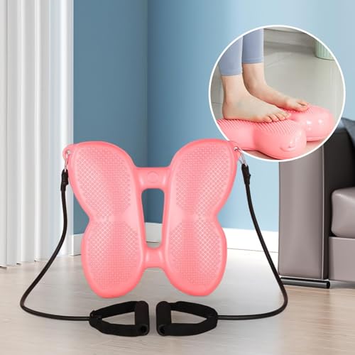 Mini Stepper Fitness Stair Stepper Multi-Function Balance Stepper Massage Dots Inflatable Balance Trainer for Home Gym