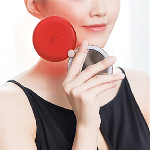 JYDBRT Pocket Portable Moisturizing Beauty Fill Light Led Makeup Hand-held Portable (Color : Argento, Size : 92.9 * 83.2 * 22.3mm)
