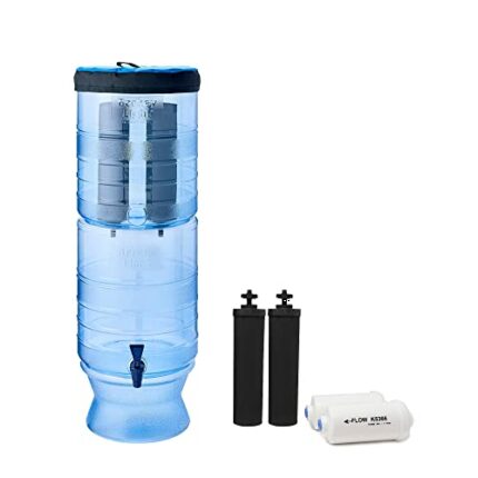 Berkey Complete Light Water System,2x black purifiers ~2x PF-2 Fluoride filter~