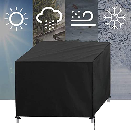 JUZHOUHUI Heavy Duty Outdoor Sofa Cover,Rectangular Outdoor Furniture Set Covers,Dust-Proof Anti-UV All Weather Protection,Lawn Patio Furniture