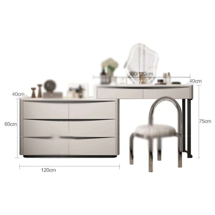 JYDQM Dressing Table Bedroom Small Household Storage Cabinet Bucket Dressing Table Telescopic Vanity Table