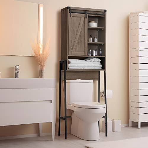 Homajor Over The Toilet Storage Cabinet,Over Toilet Bathroom Organizer,Above Toilet Storage Cabinet,Bathroom Storage Cabinet Over Toilet,with Adj