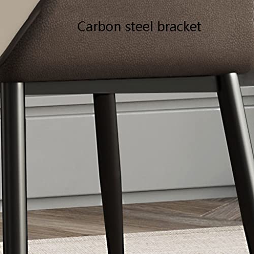 Kitchen Dining Room Furniture Chairs Dining Chairs Set Of 4 Microfiber Leather Kitchen Chair Ergonomics Seat Firm Carbon Steel Metal Chair Legs (