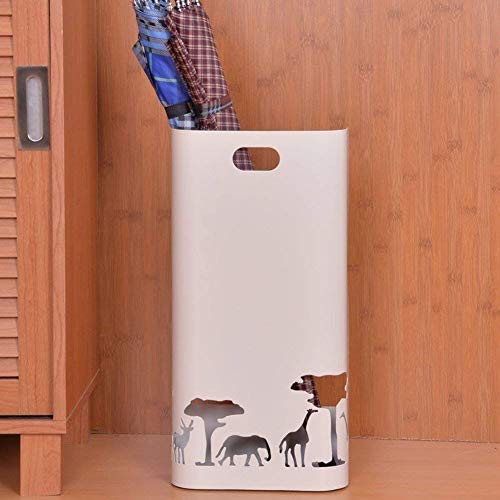 MiroDo Umbrella Stands Umbrella Stand Home Simple Creative Black And White Two-color Trekking Pole Storage Rack Walking Stick Storage Bin Stand (