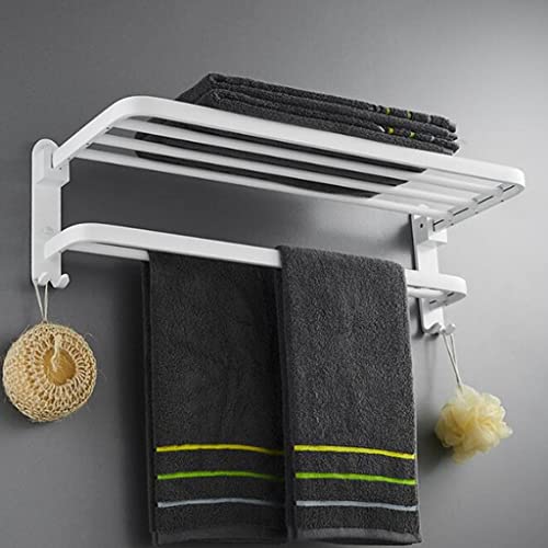 HIGOH Towel Racks,Bathroom Towel Rack Wall Mounted Towel Holder,Bathroom Accessories Towel Rail,Towel Holder,Bathroom Shelf,Towel Rack,Bathroom H