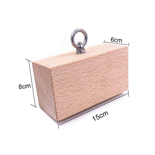 Lights Mountain Wooden Pinch Block Grip Hand Grip Workout Climbing Power Grips Forearm Finger Exerciser Strength Training Strengthener Equipment