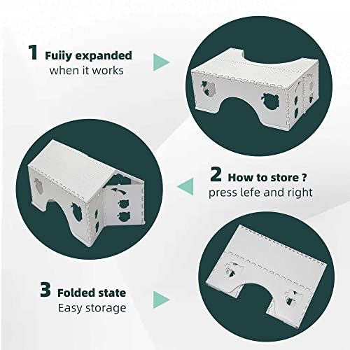 Folding Toilet Stool - Physiological Squatty Potty for Adults and Children - Toilet Stool for Bathroom and Toilet