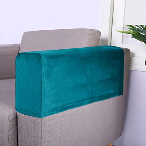 BESPORTBLE Couch Arm Protectors Elastic Cover 2Pcs Polyester Sofa Armrest Cover Stretch Elastic Armrest Protector Slipcover Couch Armchair Cover