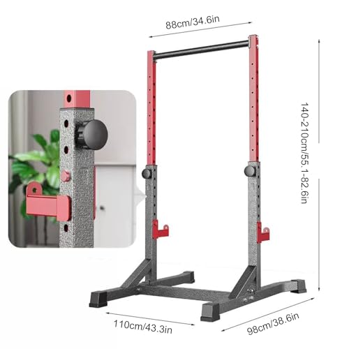Pull Up Bar With Adjustable Height Horizontal Bar Multifunctional Dip Bar Pull-Up Bar Strength Training Workout Exercise Fitness Equipment For Ho