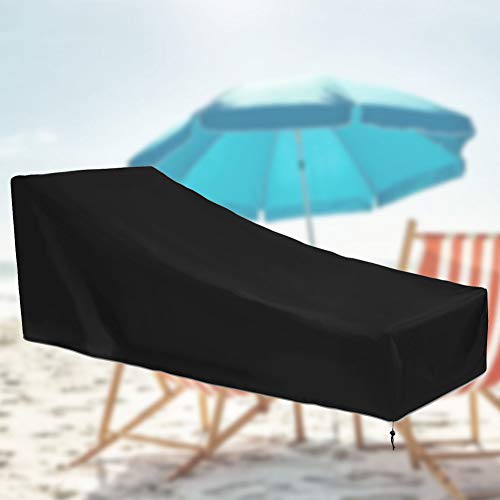 Omabeta Outdoor Sun Lounger Cover, Outdoor Recliner Chair Cover Waterproof Chaise Cover Foldable for Beach for Outdoor Furniture