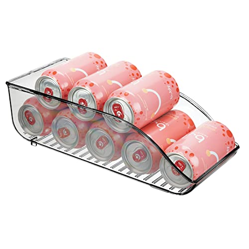 mDesign Plastic Bottle Rack - Bottle Holder - Wine Bottle Holder - Wine Bottle Storage - Water Bottles and Other Drinks - for Worktop or Kitchen