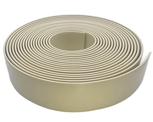 LIUDA 2" x20' ft Vinyl Outdoor Patio Lawn Furniture Repair Strap Strapping Matte Finish (Brown) + 20 Free Rivets!