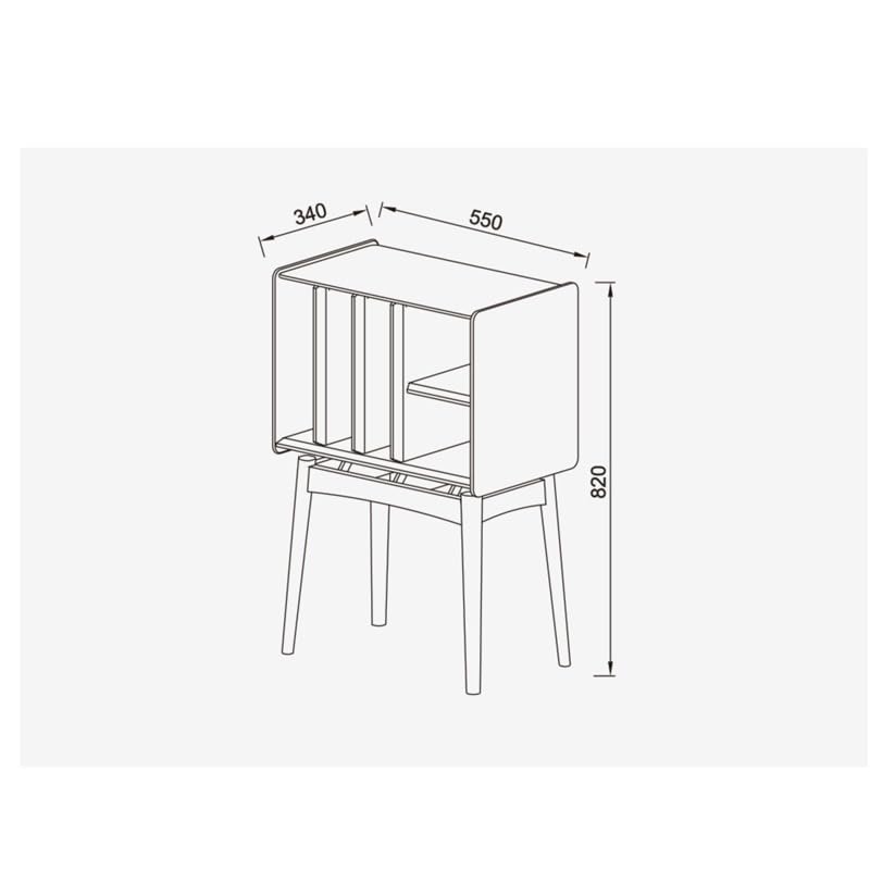 MJWDP Side Cabinet Bedside Cabinet Wabi-Sabi Wind Side Several Bedside Cabinet Book And Newspaper Cabinet