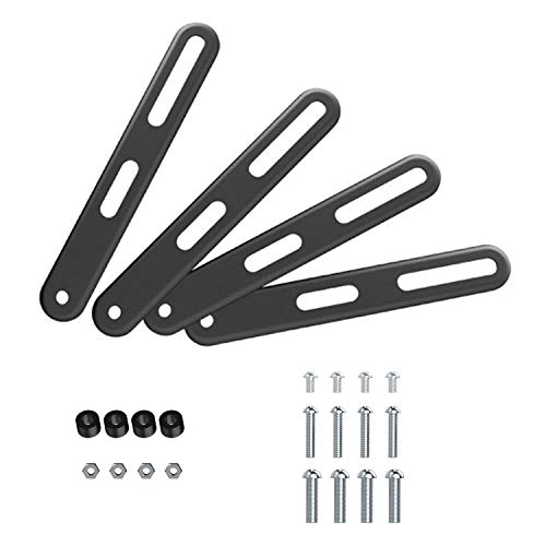 Invision VESA Adapter Kit for TV Wall Mounted Brackets Ultra Slim Design Fits on to any 200x200mm Existing TV Bracket to Achieve a Wide Arrangeme