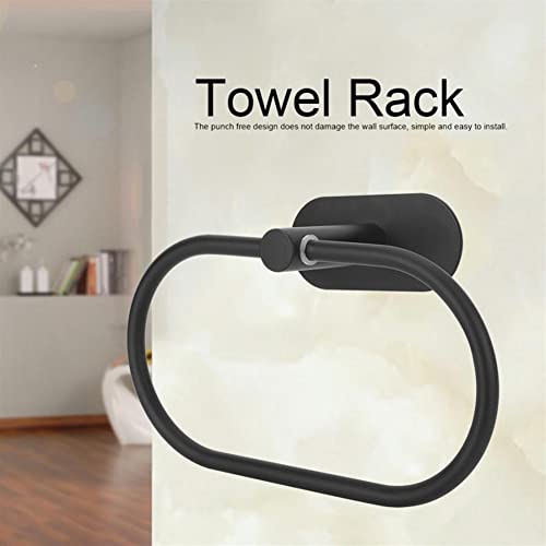 HIGOH Towel Racks,Bath Towel Holder,Bathroom Hand Towel,Bathroom Simple Stainless Steel Wall Mounted Towel Rack,Self-Adhesive Towel Holder Hanger