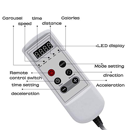 LUNEZY Under Desk Electric Pedal Exerciser, Stationary Mini Exercise Bike, Adjustable Resistance Stroke Rehabilitation Equipment Upper and Lower