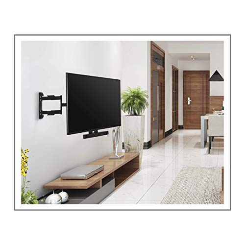 PureMounts PM-SOM-080 Mount for Direct Mounting to TV Compatible with Sonos Beam Soundbar Load 5 kg Black