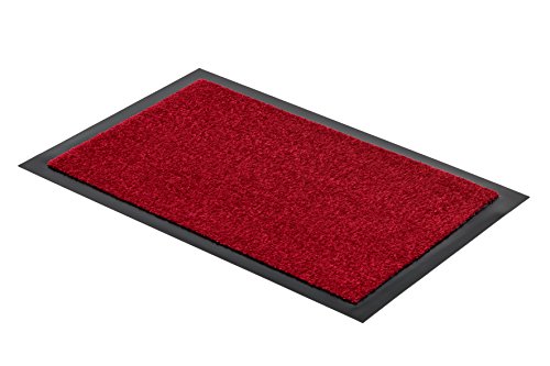 FRIENDS Selena Doormat Entrance Door Mat for indoor use, rot - red, 40 x 60 cm
