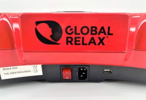 GLOBAL RELAX ZEN SHAPER® MINI vibration plate (2023 new model) - Fitness oscillating vibration platform – MP3 music – 3 exercise areas (walk-jogg