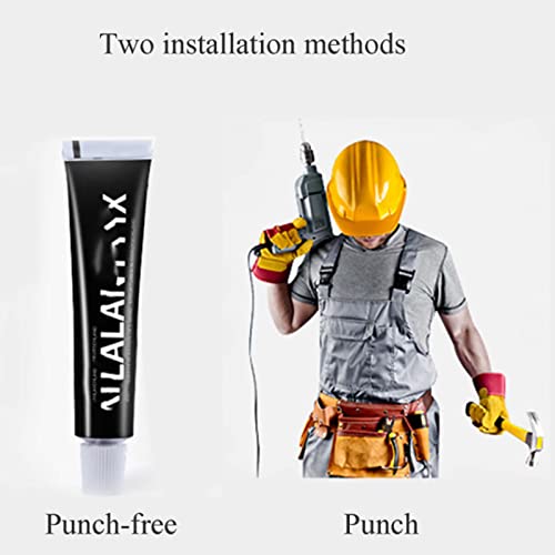 Towel Shelf Wall Mounted Towel Rack Stainless Steel Towel Bar No Drilling Self Adhesive Anti-rust For Kitchen Bathroom,Chrome A,40cm