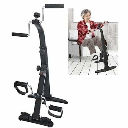 FARUTA Fitness Equipment for Elderly, Recovery Medical Exerciser, Portable Pedal Exerciser, Exercise Bike Arm and Leg Exerciser with LED Display