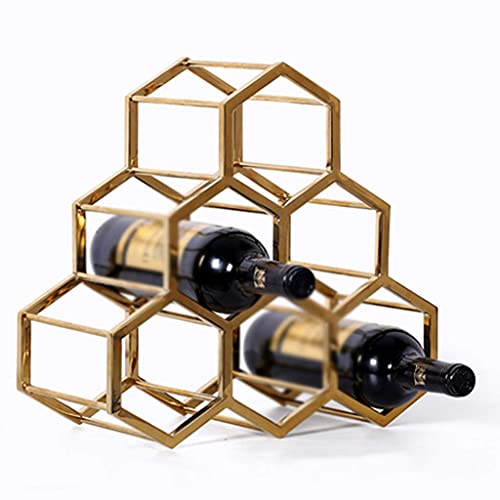 NEOCHY Wine Rack Decoration, European Iron Wine Rack, Nordic Creative Wine Rack, Stainless Steel