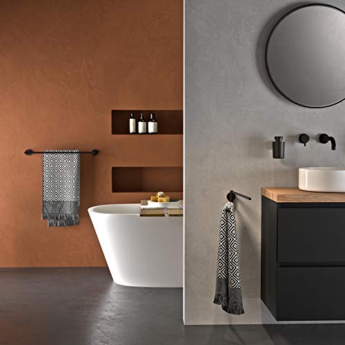 Tiger Urban Towel Rail Double, Black, 60 x 5x12 cm