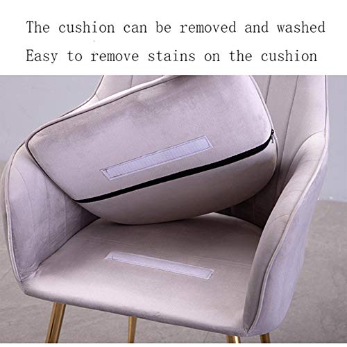 Modern Kitchen Dining Room Chairs Velvet Dining Chairs Living Room Armchair,with Metal Legs Velvet Seat And Backrests For Living Room Bedroom Kit