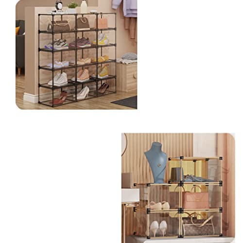 LILIKY Two Display Shoe Boxes Can Be Customized Acrylic Transparent Storage Box Shoe Wall Side Opening Magnetic Shoe Cabinet Shoe storage ( Color