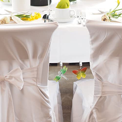 COM-FOUR® 8x tablecloth weights - tablecloth weights in the shape of dragonflies and butterflies - tablecloth clamps - approx. 35g each - tablecl