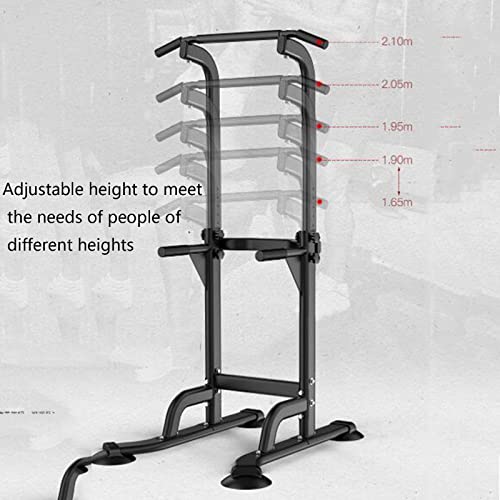 HOBEKRK Strength Training Pull-Up Bars Dip Stands Dip Station Gym Slim Heavy Duty Dip Bars Pull Ups at Home Chin Up Bar Single Parallel Bars Mult
