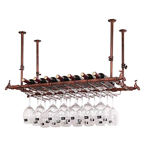OUSIKA Wine Racks,Creative Wine Rack | Wine Bottle Rack Hanging Wine Glass Rack | Decorative Bar Cup Holder Creative | Goblet Glass Rack