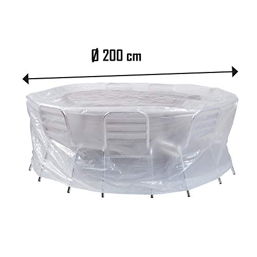 RIBILAND 07352 Table/Chair Cover Round Transparent