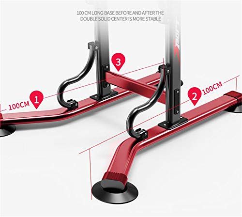 JFJL Multifunctional Power Tower Adjustable Heights Workout Dip Station for Adults And Kids Home Gym Strength Training Fitness Equipment Newer Ve