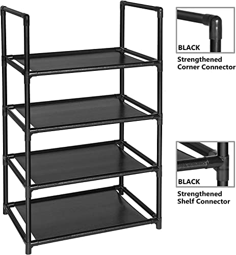 LILIKY Shoe Rack, Bedroom, Balcony, New Entrance, Outdoor Narrow And Small Corridor, Easy Passage (Size : 4 tiers)