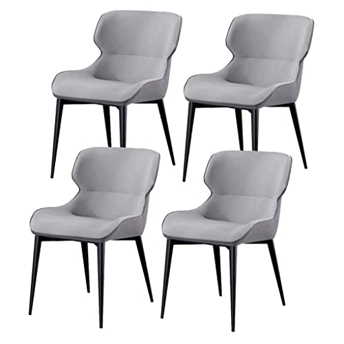 Kitchen Dining Room Furniture Chairs Kitchen Dining Chairs Set Of 4,Water Proof Leather Side Chairs with Carbon Steel Frame,Kitchen Living Room L