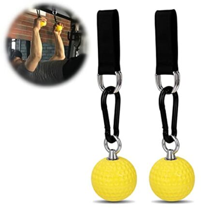 Climbing Pull Up Power Ball Hold Grips Climbing Solid Training Cannonball Bomb Ball for Straps for Finger, Forearm, Biceps, Back Muscles, Pull Up