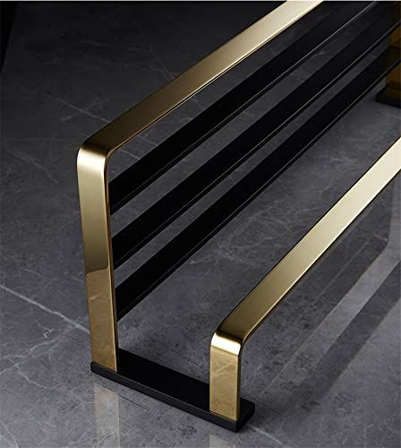 HIGOH Towel Racks, Bathroom Towel Rack Wall Mounted Towel Holder,Copper Bath Hardware Bathroom Accessories Solid Brass Towel Holder,Towel Rack