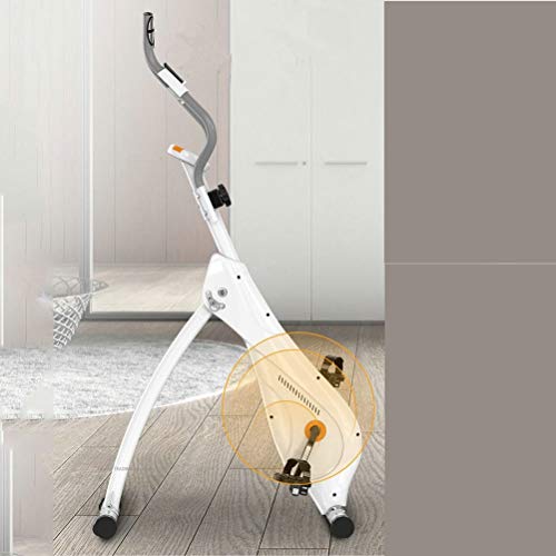 n/a Folding Spinning Bicycle Exercise Bike With Adjustable Resistance & Built-in Monitor, Home Stationary Magnetic Control Bicycle