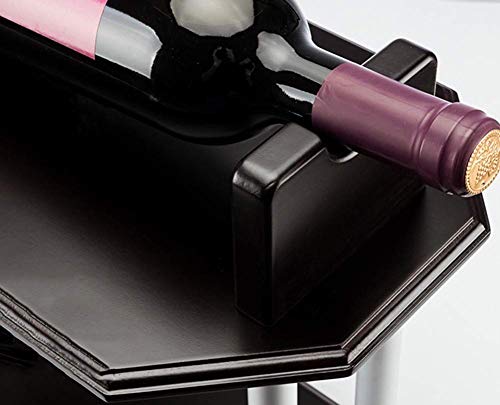 NEOCHY Rotating Wine Rack, Wine Rack Creative Wine Bottle Rack High Glass Rack European Fashion Ornaments