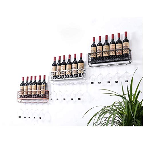 Stylish Simplicity Wall-Mounted Metal Wine Racks Stylish Simplicity Industrial Retro Stylish Simplicity Champagne Glass Wine Glasses Goblet Brack