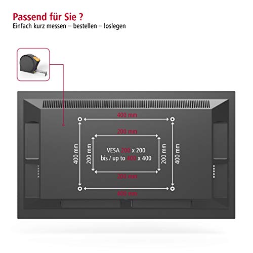 Hama 00108712 flat panel wall mount 165.1 cm (65") Black